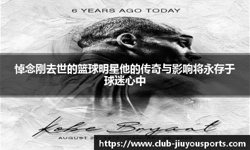 悼念刚去世的篮球明星他的传奇与影响将永存于球迷心中